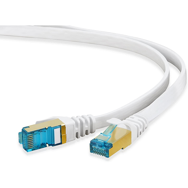 CSL - Câble Ethernet Plat 20m - Réseau Gigabit LAN Câble Plat - fiches RJ45  - Cat 6 - Compatible Cat 5 Cat 5e Cat 7